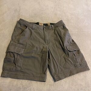 Vintage Redhead Mens Cargo Shorts Gray Size 36 Cotton Outdoors Casual Hiking